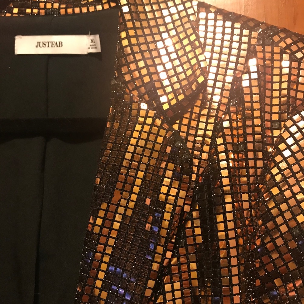 🎉Fun Rose Gold Blazer🎉 Sz XL   NWT‼️